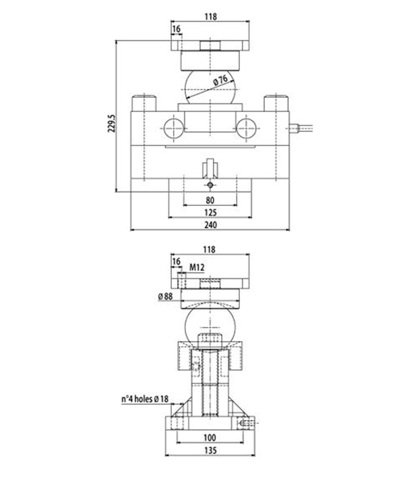 狄納喬RSB系列雙剪切梁傳感器