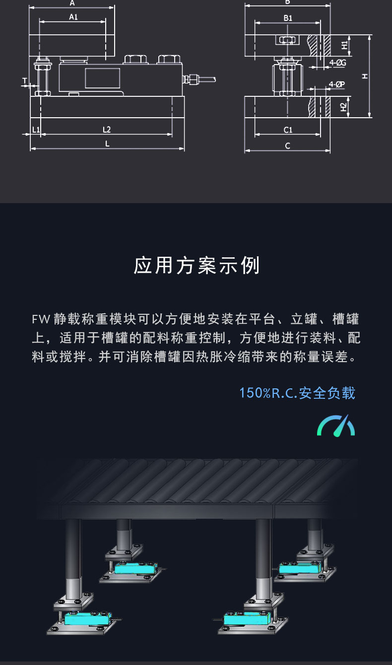罐體稱重模塊
