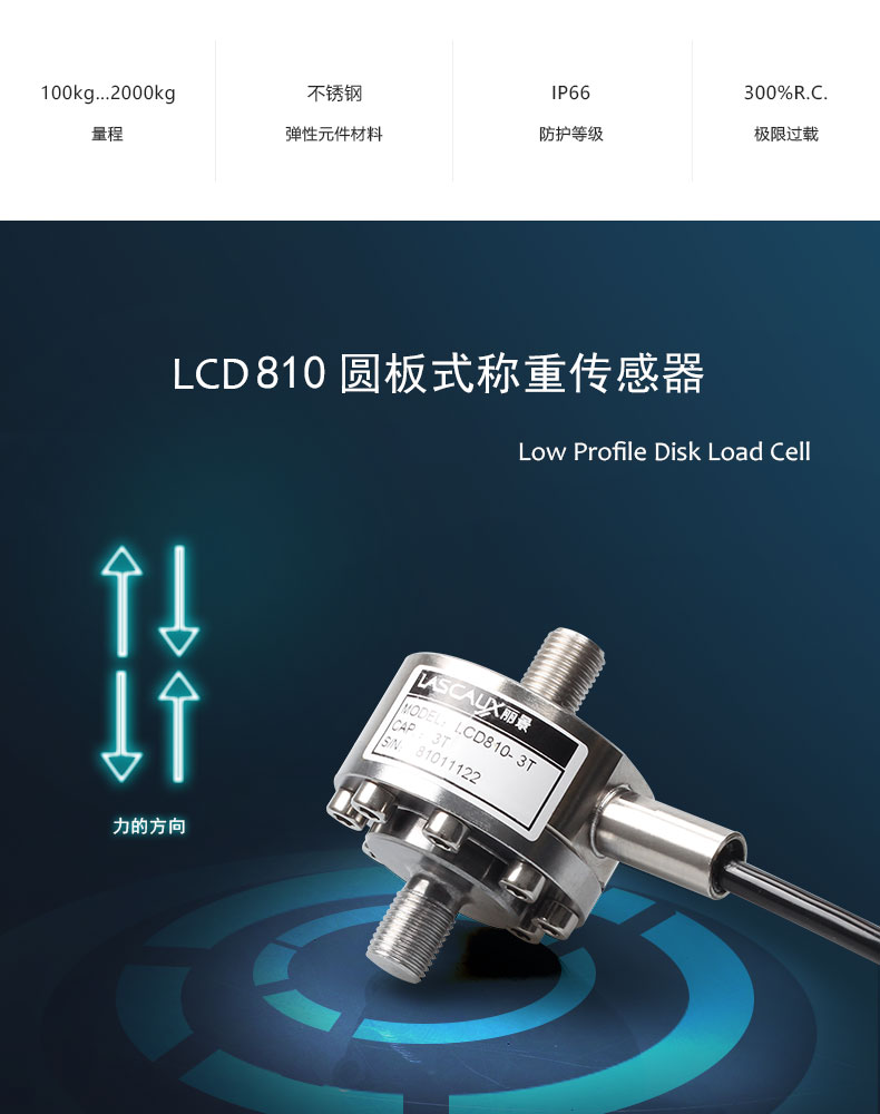 圓板式稱重傳感器