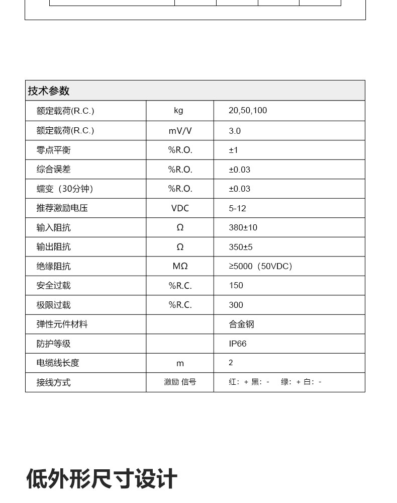 臺(tái)秤傳感器